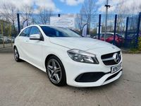 Used Mercedes A160 AMG line 102 HP (75 kW) 2017 White Hatchback