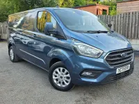 Used Ford Transit Custom Limited 130 HP (95 kW) 2021 Blue Van