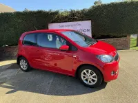 Used Skoda Citigo SE L 75 HP (55 kW) 2015 Red Hatchback