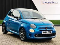 Used Fiat 500 S 69 HP (50 kW) 2016 Blue Hatchback