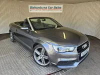 Used Audi A3 Cabriolet S-Line 150 HP (110 kW) 2016 Grey Cabriolet