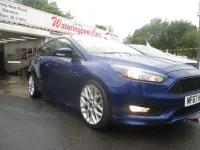 Used Ford Focus ST-Line 150 HP (110 kW) 2017 Blue Hatchback
