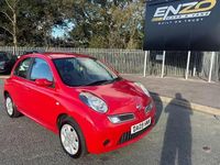Begagnad Nissan Micra Acenta 79 HK (58 kW) 2009 Röd Halvkombi