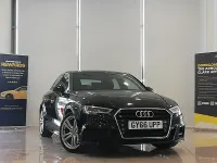 Used Audi A3 S-Line 150 HP (110 kW) 2016 Black Sedan