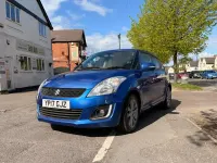 Begagnad Suzuki Swift SZ4 2017 Blå Halvkombi