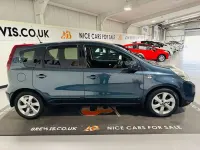 Used Nissan Note N-TEC 90 HP (66 kW) 2012 Blue Hatchback