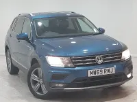 Used VW Tiguan Allspace Match 150 HP (110 kW) 2020 Blue SUV