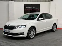 Used Skoda Octavia SE L 150 HP (110 kW) 2018 White Hatchback