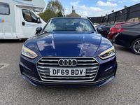 Used Audi A5 Cabriolet S-Line 190 HP (139 kW) 2019 Blue Cabriolet