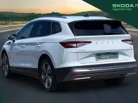 Used Skoda Enyaq iV 210 kW (286 HP) 2024 Moon white metallic SUV