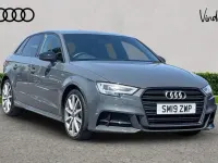 Used Audi A3 Black Edition 147 HP (108 kW) 2019 Grey Sedan