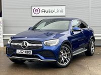 Used Mercedes GLC300 AMG line 2021 Blue Coupe