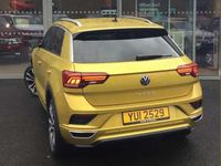 Used VW T-Roc R-line 148 HP (108 kW) 2021 Yellow SUV