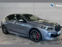 Used BMW 128 Comfort Edition 265 HP (194 kW) 2023 Skyscraper grey metallic Hatchback