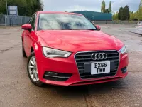 Usado Audi A3 Sport 2017 Rojo Utilitario