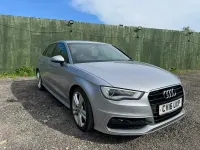 Used Audi A3 Sportback S-Line 110 HP (80 kW) 2016 Silver Hatchback