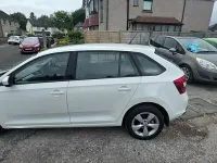 Used Skoda Rapid SE 90 HP (66 kW) 2014 White Hatchback