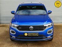Used VW T-Roc R-line 150 HP (110 kW) 2021 Blue SUV
