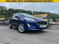 Used Ford Fiesta Zetec 85 HP (62 kW) 2017 Blue Hatchback