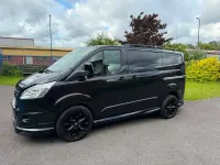 Used Ford Transit Custom Limited 170 HP (125 kW) 2018 Black Van