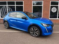 Used Peugeot 208 GT-line 100 HP (73 kW) 2021 Blue Hatchback
