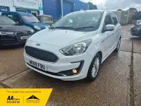 Used Ford Ka Zetec 85 HP (62 kW) 2019 White Sedan