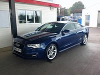 Used Audi A5 S-Line 177 HP (130 kW) 2016 Blue Coupe