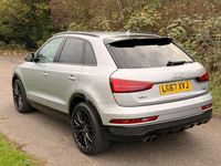 Used Audi Q3 Black Edition 180 HP (132 kW) 2017 Silver SUV