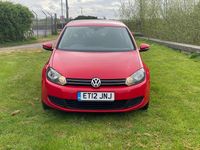 Usado VW Golf VII Match 140 HP (102 kW) 2012 Vermelho Citadino
