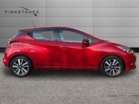 Używany Nissan Micra Acenta 90 KM (66 kW) 2019 Czerwony Hatchback