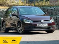 Used VW Golf VII SE 110 HP (80 kW) 2017 Ruby black Hatchback