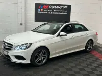 Used Mercedes E220 AMG line 2015 White Sedan
