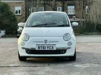 Begagnad Fiat 500 Lounge 2012 Vit Halvkombi