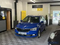 Used Skoda Fabia SE L 95 HP (69 kW) 2022 Blue Hatchback