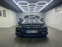 Begagnad Mercedes C250 AMG 2013 Svart Sportkupé