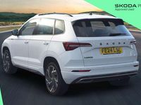 Used Skoda Karoq SportLine 150 HP (110 kW) 2024 Moon white metallic SUV
