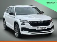 Used Skoda Kodiaq SportLine 150 HP (110 kW) 2024 White SUV