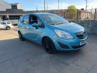 Used Vauxhall Meriva 100 HP (73 kW) 2010 Blue MPV