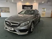 Used Mercedes C220 AMG line 2018 Grey Estate