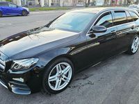 Used Mercedes E220 AMG Line Premium 194 HP (142 kW) 2018 Black Estate