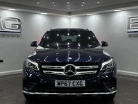 Used Mercedes GLC220 AMG line 170 HP (125 kW) 2017 Blue Estate