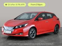 Used Nissan Leaf Acenta 110 kW (150 HP) 2022 Red Hatchback