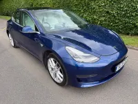 Used Tesla Model 3 Long Range AWD 366 kW (498 HP) 2019 Blue Sedan