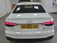 Used Audi A4 Black Edition 163 HP (119 kW) 2020 White Sedan