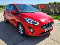 Used Ford Fiesta Zetec 70 HP (51 kW) 2018 Red Hatchback