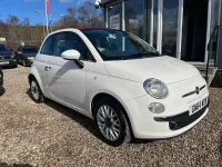 Begagnad Fiat 500C Lounge 69 HK (50 kW) 2014 Vit Cab