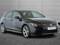 Used VW Golf VIII R-line 150 HP (110 kW) 2022 Black Hatchback