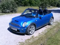 Begagnad Mini Cooper S Cabriolet 2007 Blå Cab