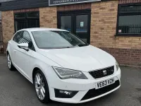 Used Seat Leon FR 2014 White Hatchback