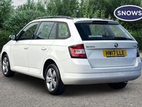 Used Skoda Fabia SE 90 HP (66 kW) 2017 White Estate